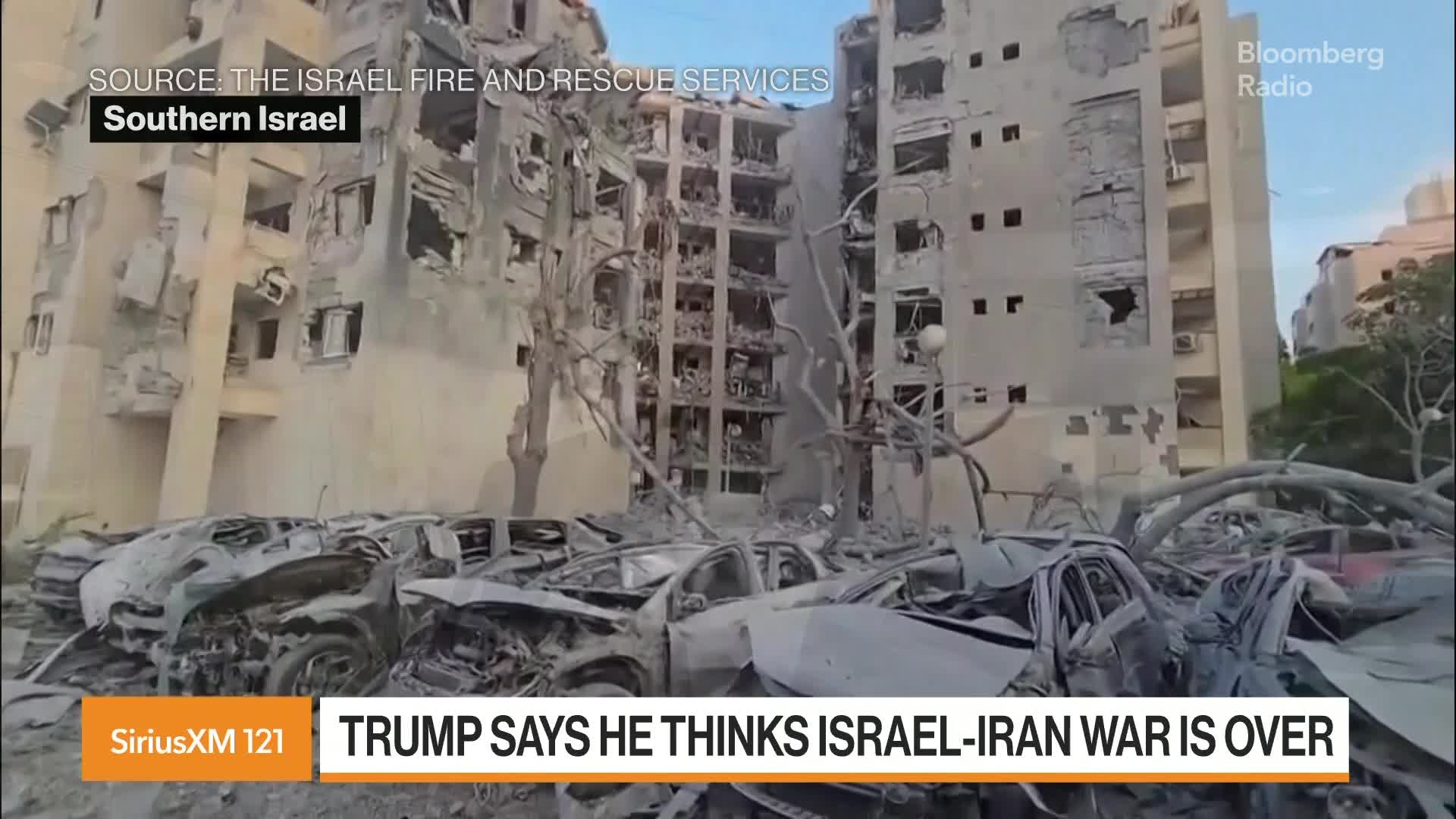 Trump Says He Thinks Middle East War is 'Over'