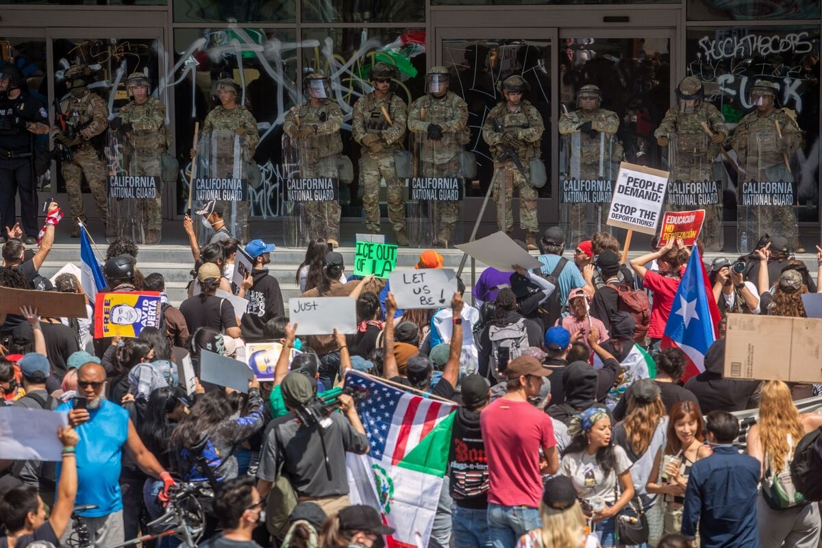 The Political Fault Lines on Display in LA Unrest Response