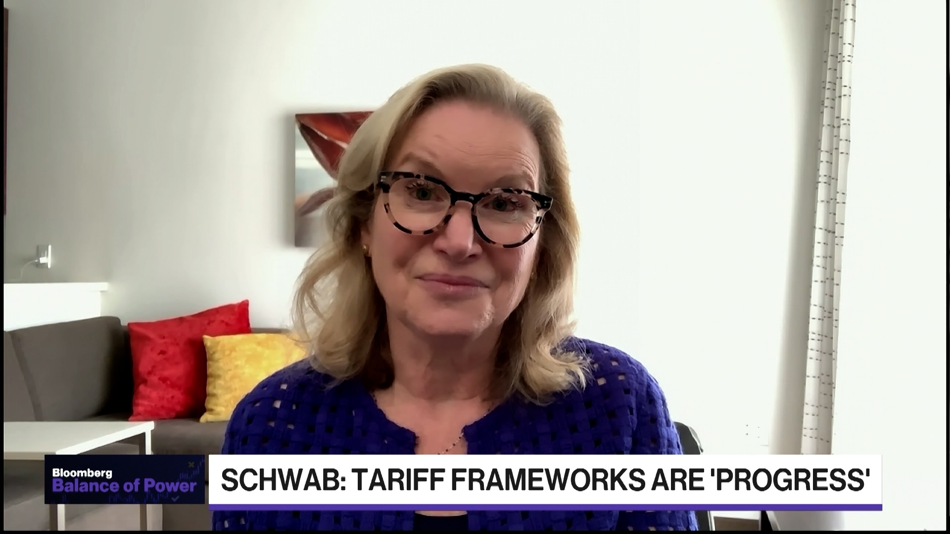 Tariff Frameworks Are 'Progress:' Susan Schwab