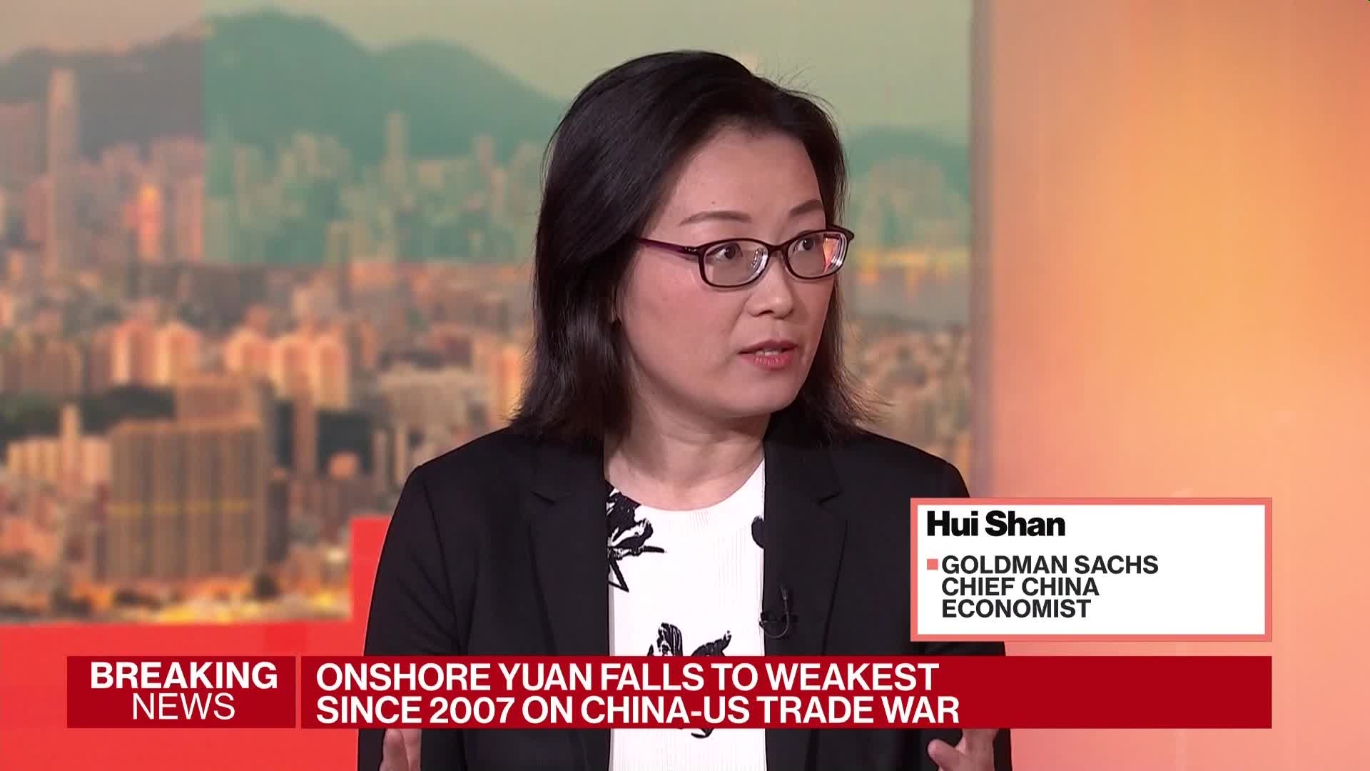 US-China Trade 'Likely to Plummet' Due to Tariff Risks, Goldman's Shan Says