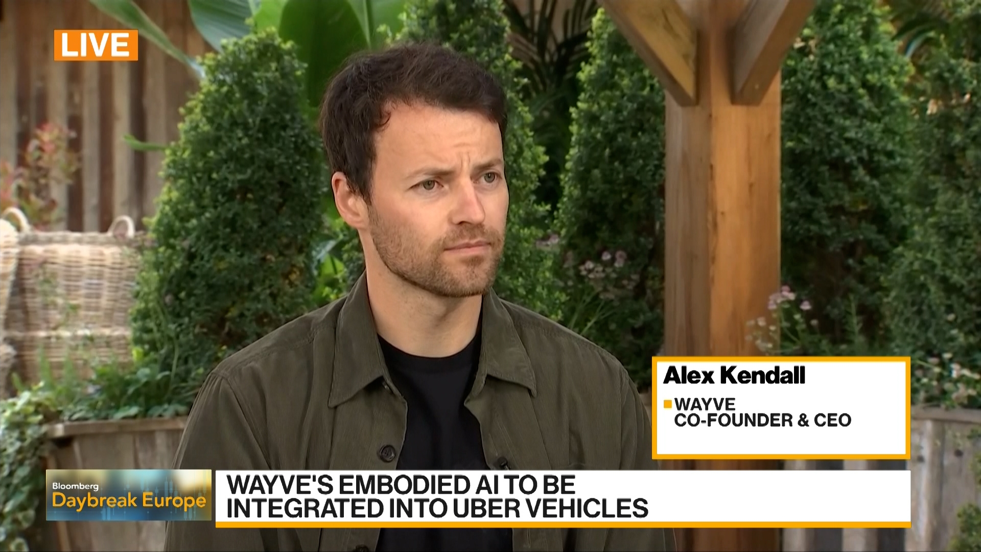 Wayve CEO on London Self-Driving Cars Trial With Uber