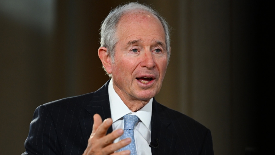 Schwarzman Says Blackstone to Invest $500 Billion in Europe