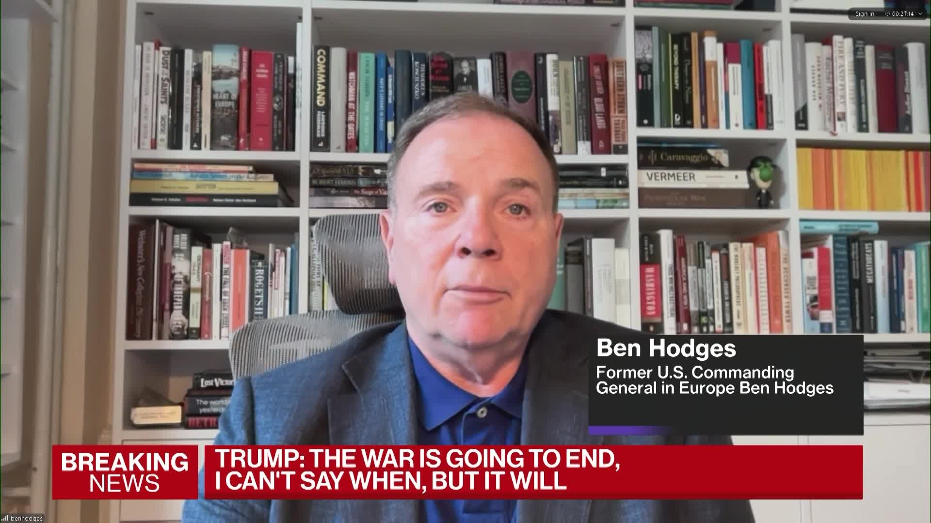 No Record Of Russia Living up to Any Agreement Unless By Force: Hodges