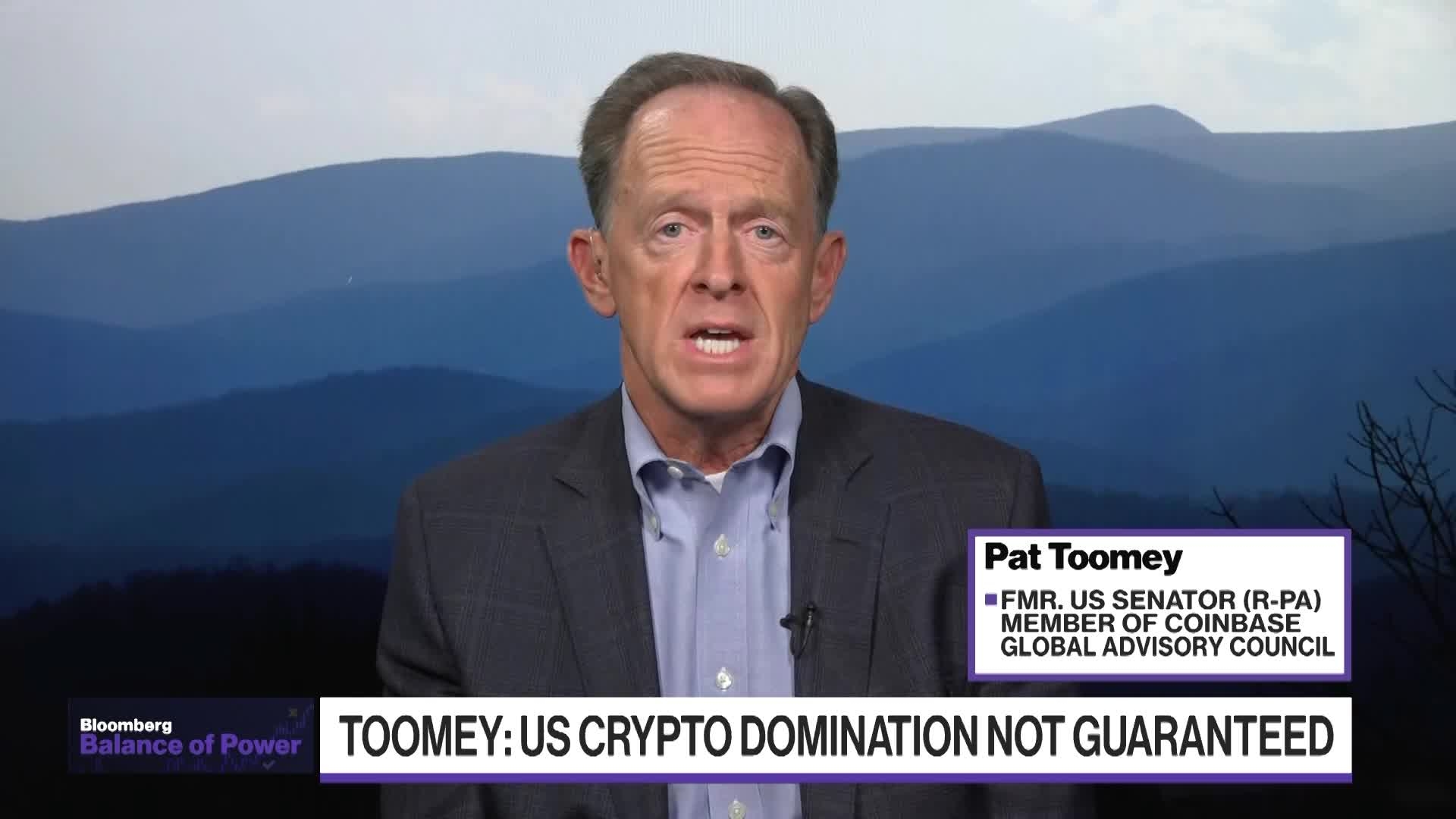 Close to Passing Crypto Regulation Bill: Toomey
