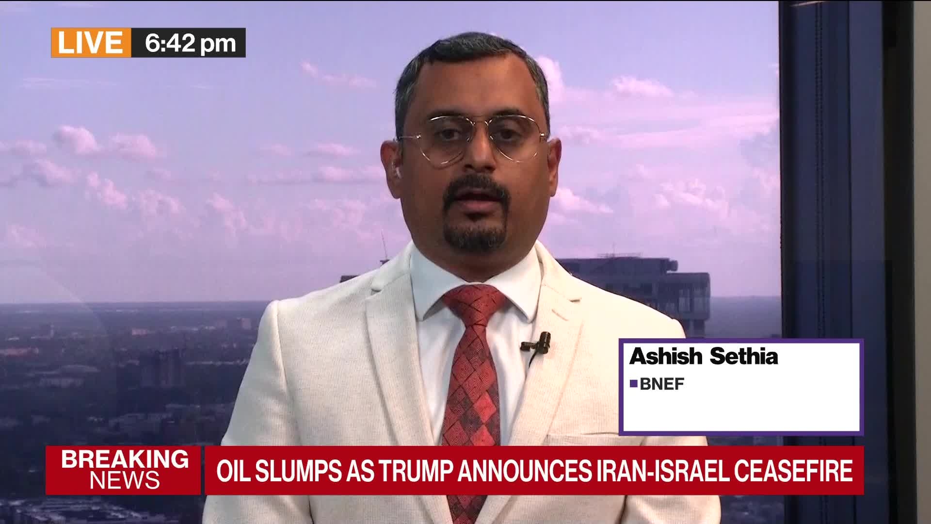 Oil, Gas Slide After Trump Announces Israel-Iran Truce