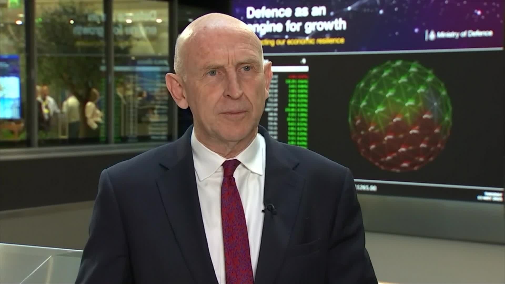 UK's Healey on Defense Spending, Russia Sanctions, Ukraine