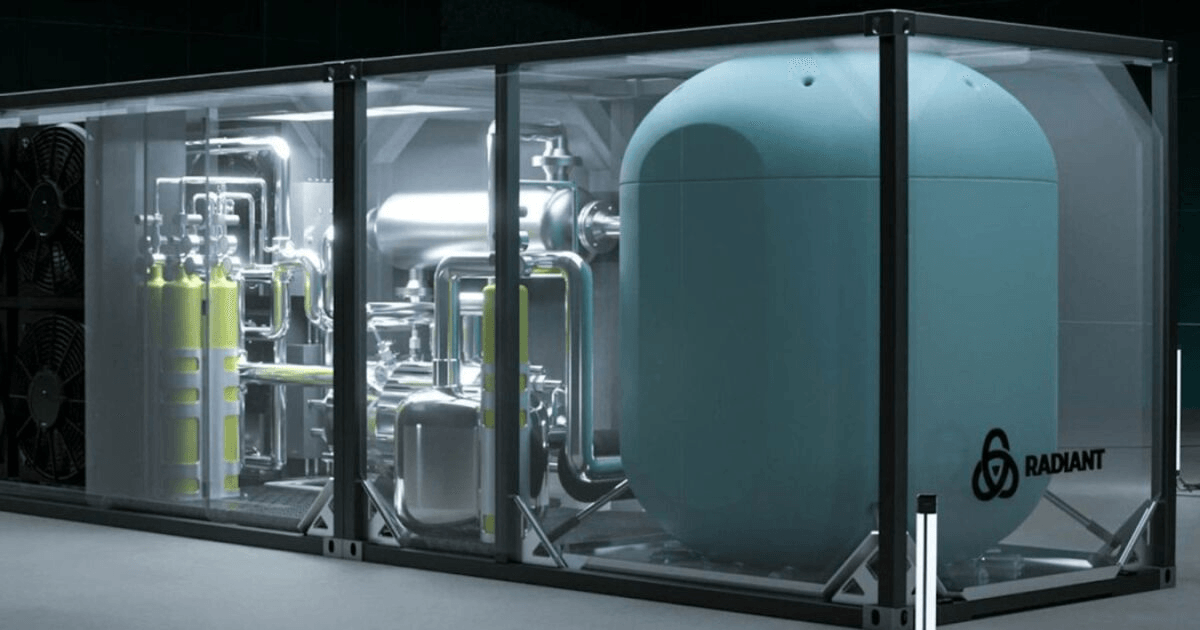 Nuclear Startup Radiant Raises $165 Million for Micro-Reactor