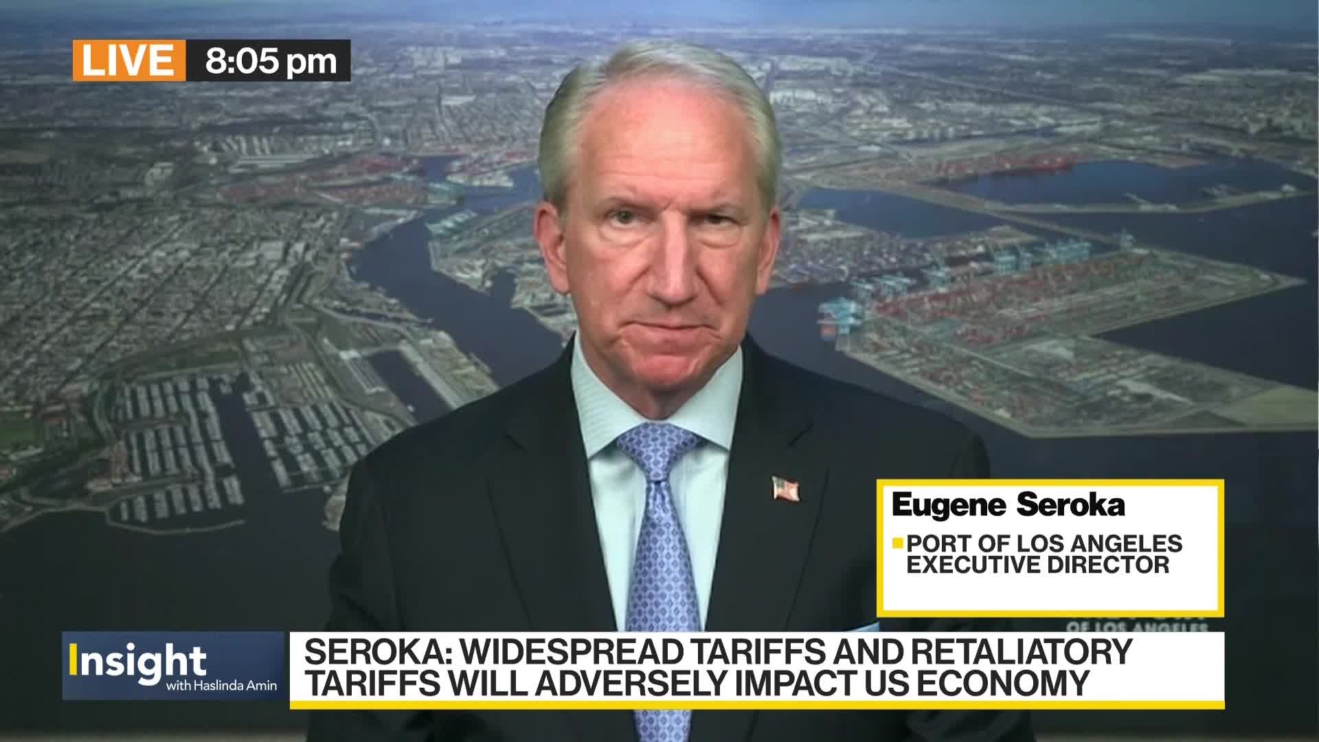 LA Port's Seroka On Tariffs Impact on Trade Volumes