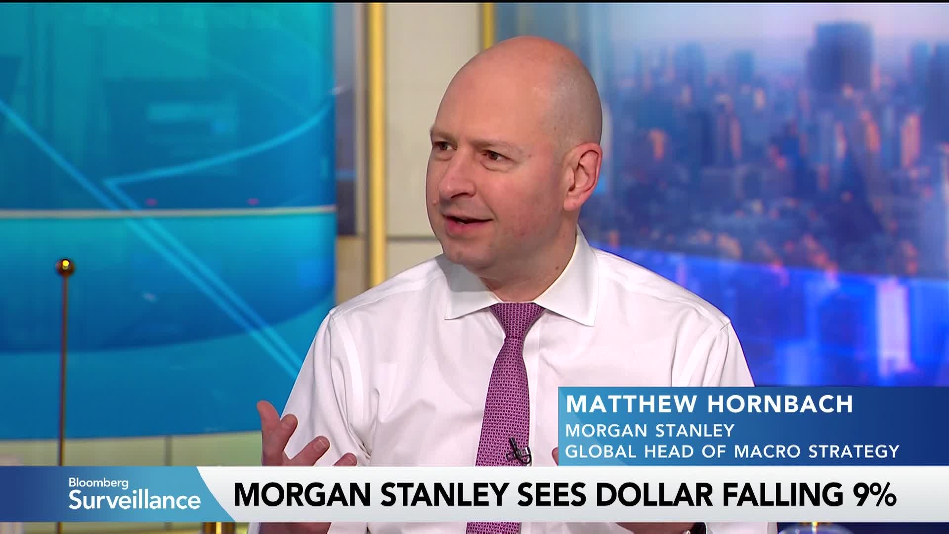 Morgan Stanley Sees Dollar Falling 9% Over Next Twelve Months