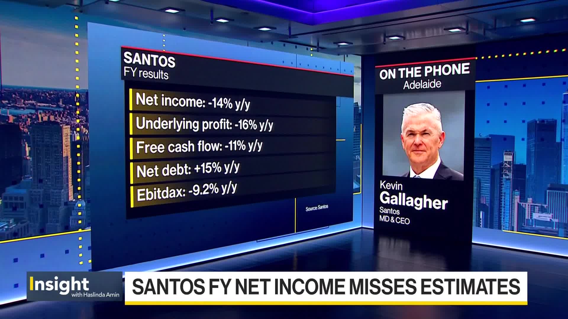 Santos CEO on Profit Dip, Energy Demand & Outlook