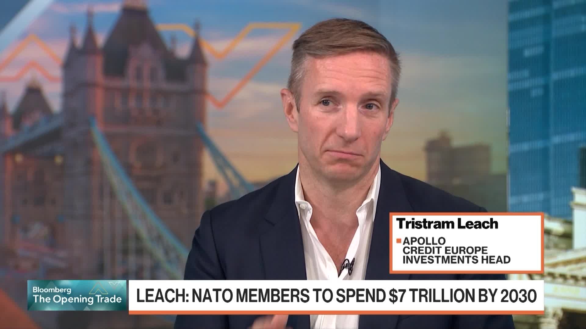 Apollo Sees Europe Credit Opportunities in AI, Defense
