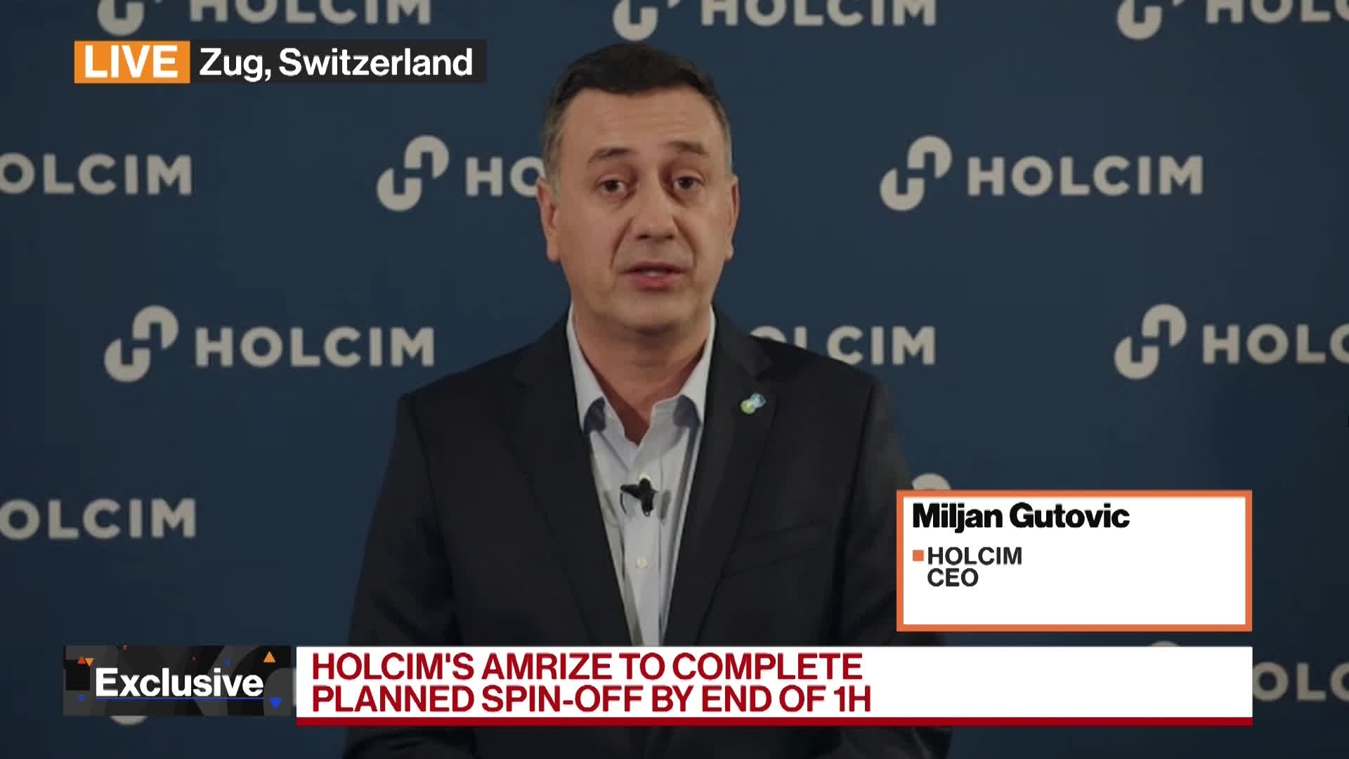 Tariff Impact 'Negligible' says Holcim CEO