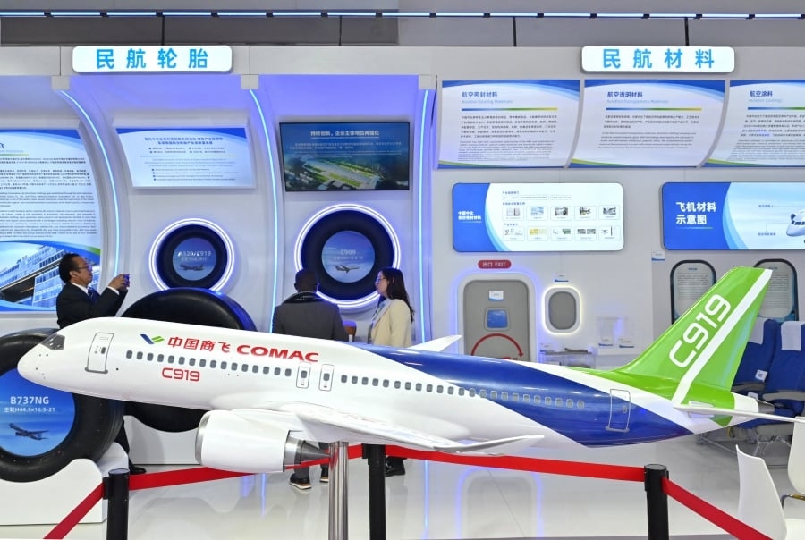 US suspends sales of some US technologies to China's airplane maker COMAC