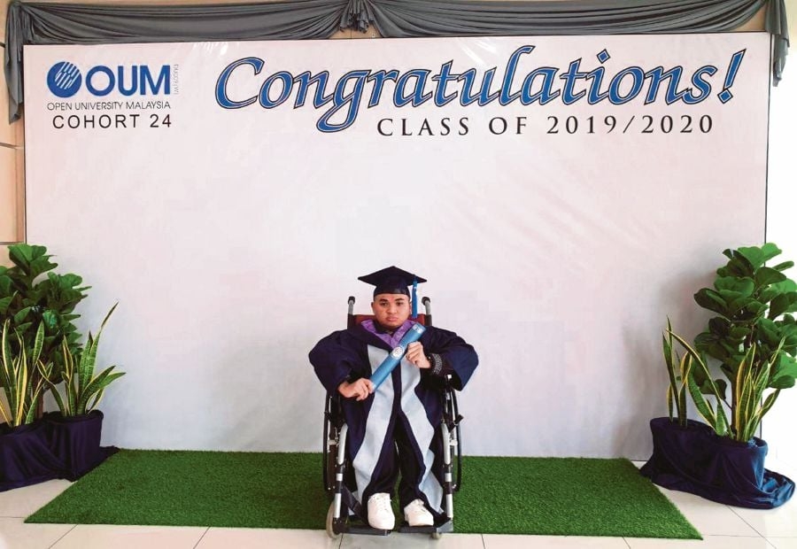 Unbroken spirit: Mazwan pursues degree despite rare disease