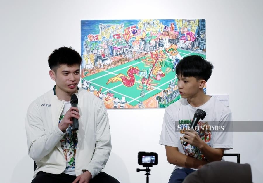 Jun Hao becomes brushstroke hero in young artist's charity drive