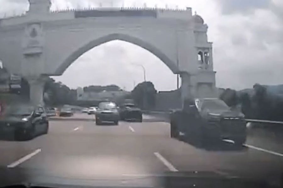 Police probe claim pickup truck was racing before sideswiping motorcycle