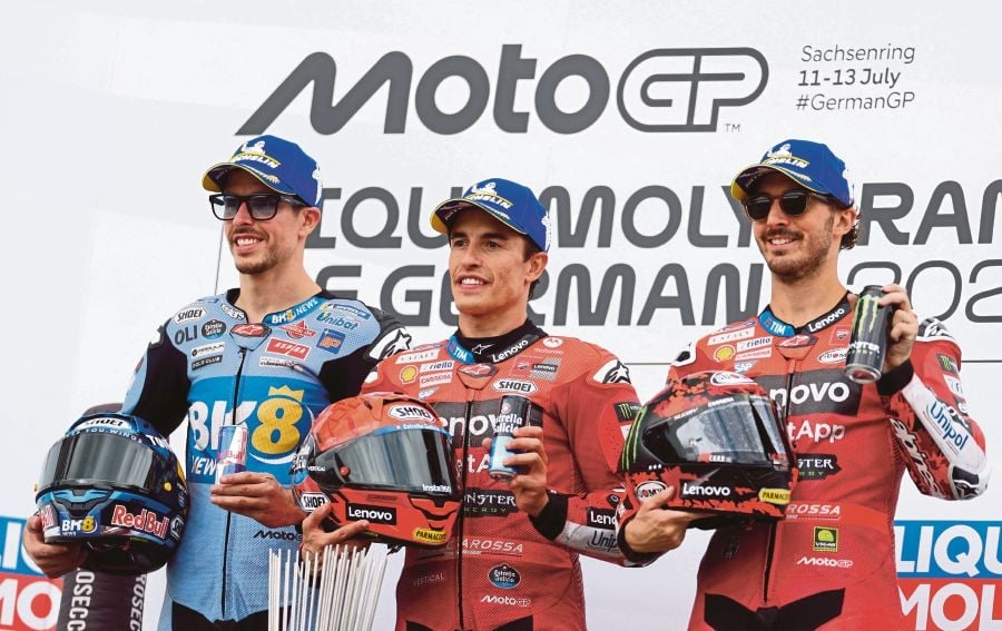 Marc Marquez cruises to win bruising German MotoGP
