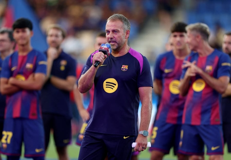 Liga champions Barca aim to add steel to youthful flair