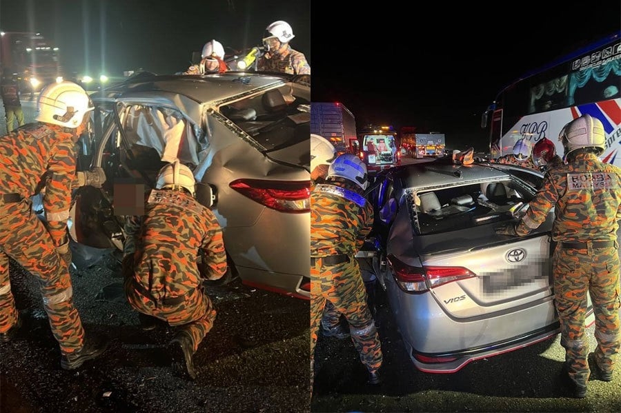 Two dead, one injured in Tapah North-South Expressway crash