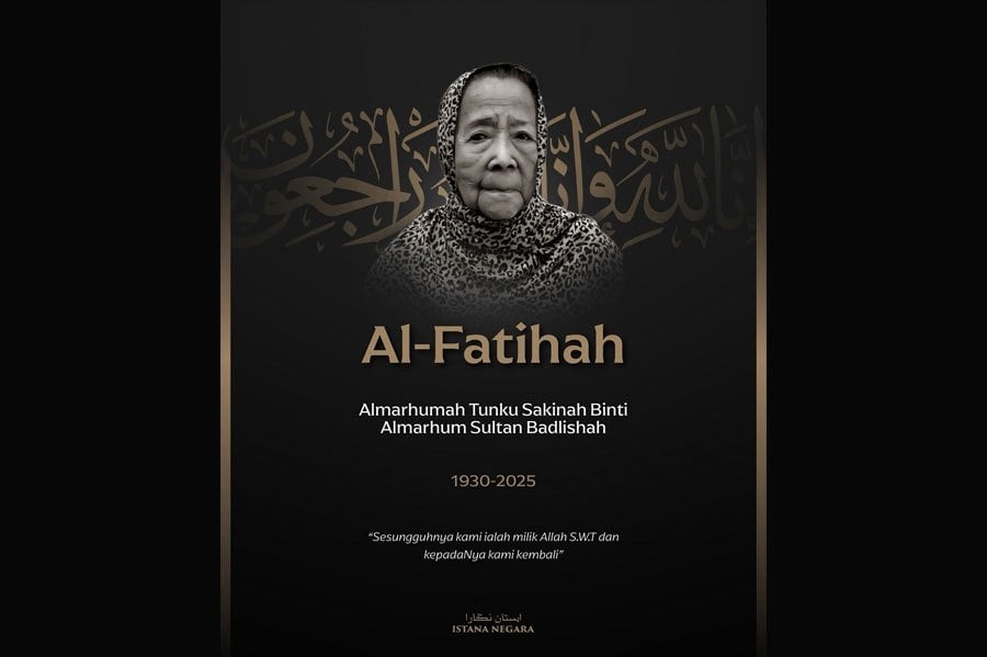 King extends condolences to Kedah royal family