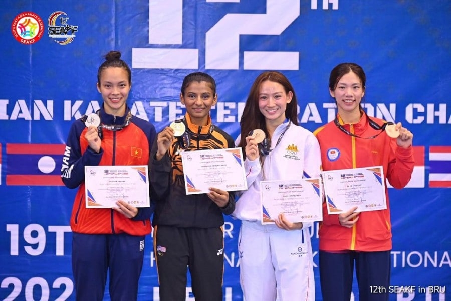 Karateka Shahmalarani finally strikes gold