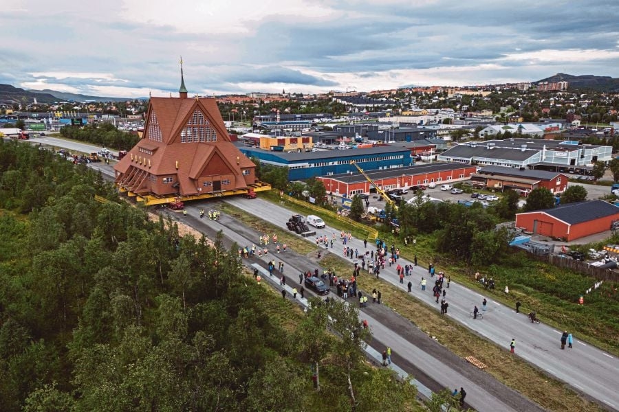 Historic Swedish church inches closer to new home