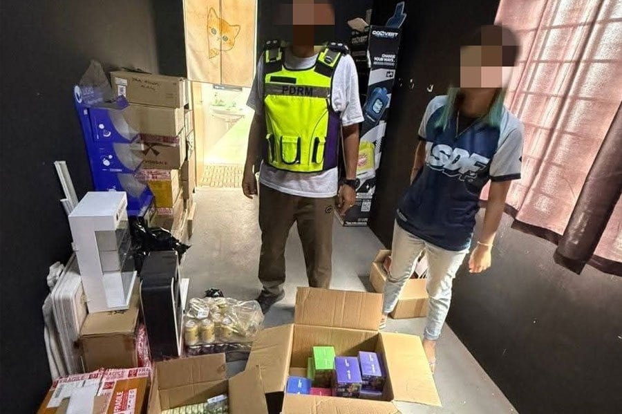 Man held, RM200,000 worth of vape liquids and devices seized in GOP op