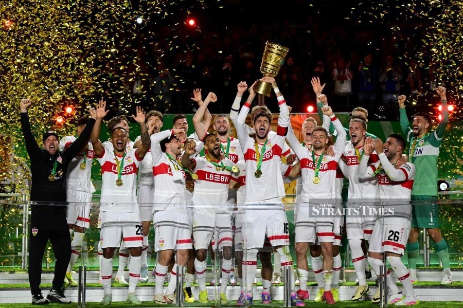 Stuttgart survive late Bielefeld scare to win German Cup
