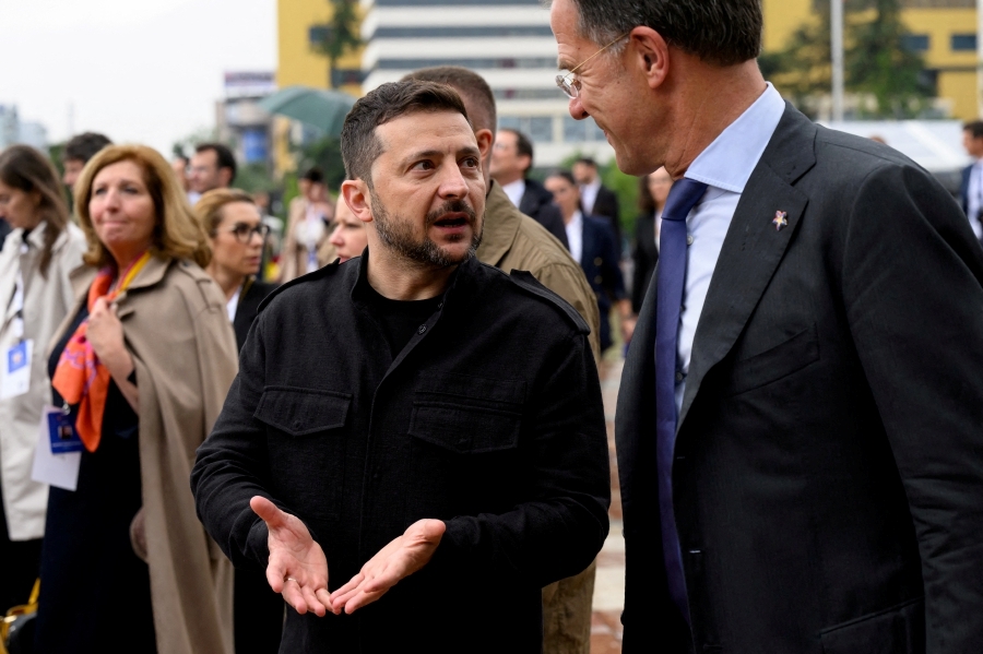 Ukraine's Zelenskiyy lands in Berlin for talks with Merz on ending the war