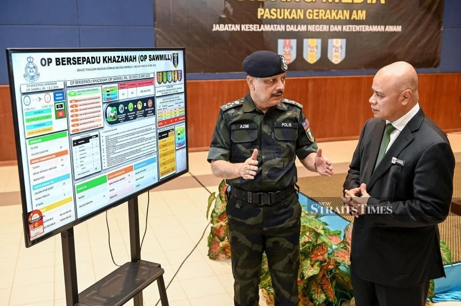 Massive timber raid nets RM97mil in seizures, dozens arrested