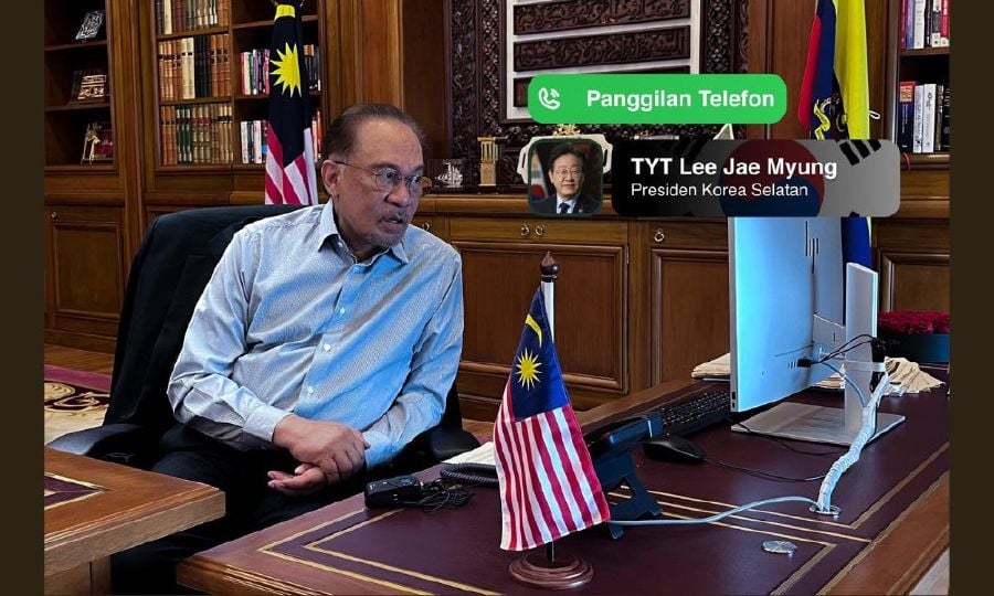 Anwar congratulates South Korea's new president, reaffirms ties