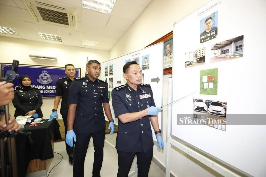 RM1.48mil in drugs, assets seized in Johor apartment raid