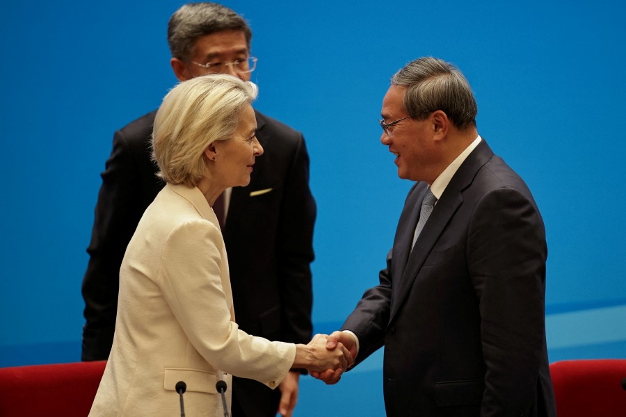 EU says China's links with Russia now 'determining factor' in ties