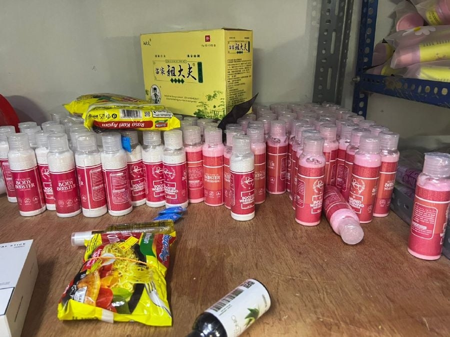 Thousands of unapproved health and cosmetic products seized in KL raids