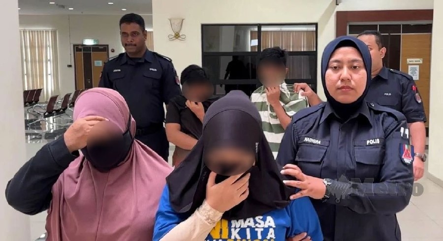 Family of four remanded for supermarket theft
