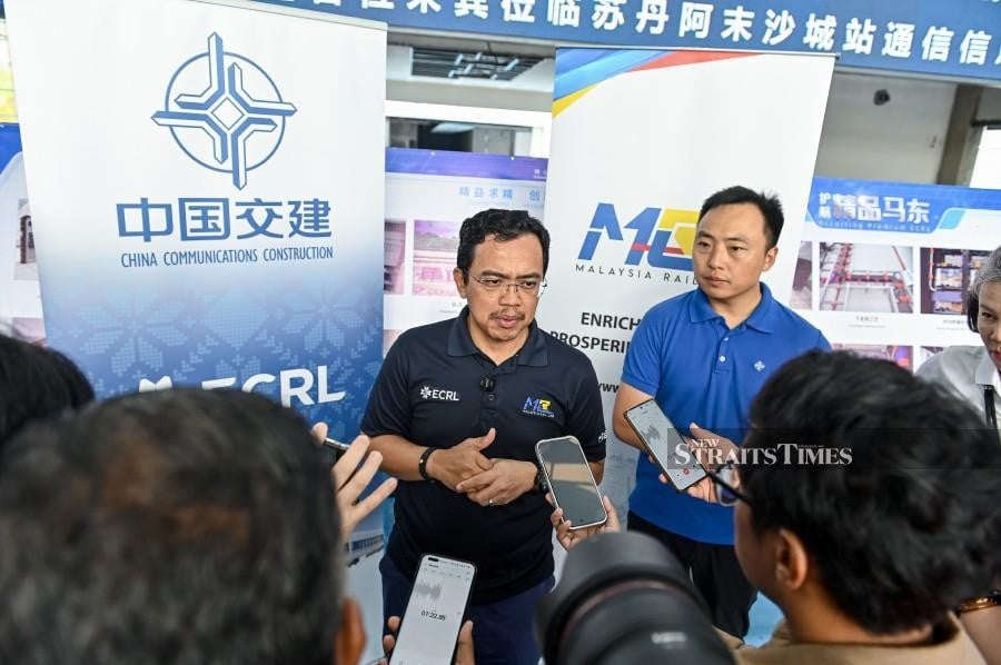 ECRL on track: 90pct completion expected by year-end