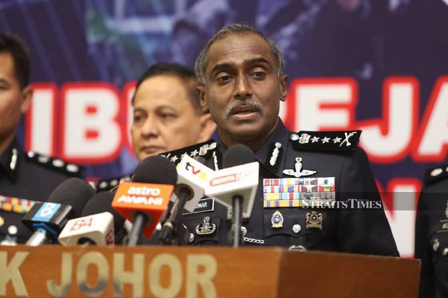 Johor police smash five drug syndicates, seize nearly 70kg drugs worth RM9mil