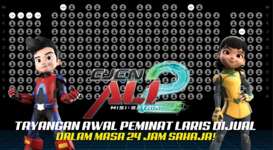 #SHOWBIZ: Early screening 'Ejen Ali The Movie 2' tickets snapped up in 24 hours
