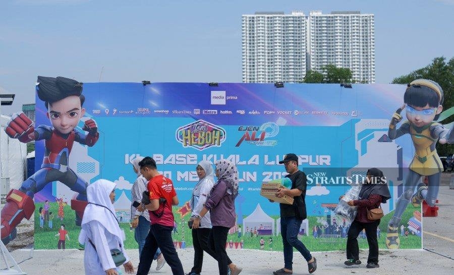 Ejen Ali: The Movie 2's meet-and-greet thrills fans at Jom Heboh 2025