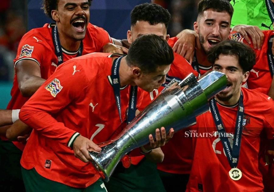 Portugal's emotional Ronaldo rejoices in winning Nations League