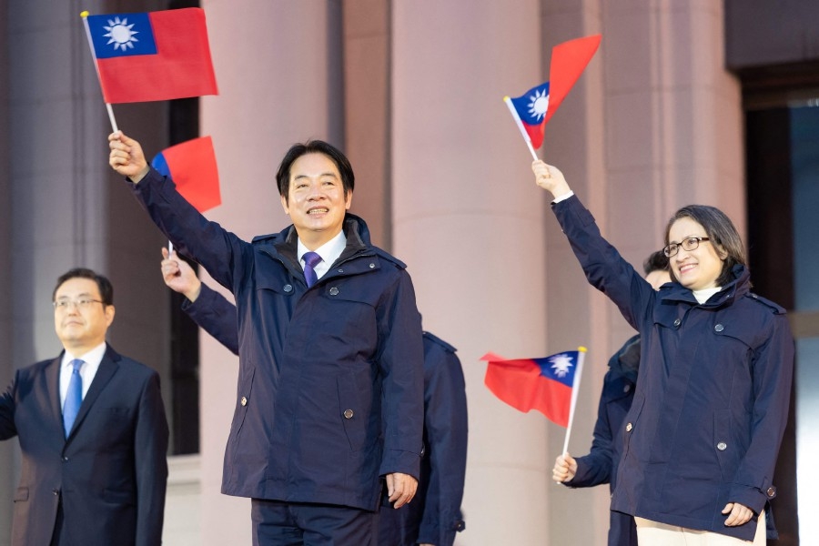 Taiwan's Lai tied up by political chaos after year in office