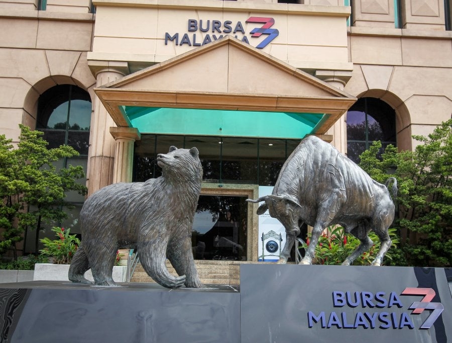 FBM KLCI marginally lower at midday