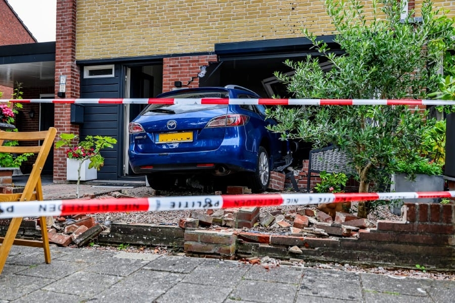 Dutch girl, 11, crashes car into house after dad lets her drive