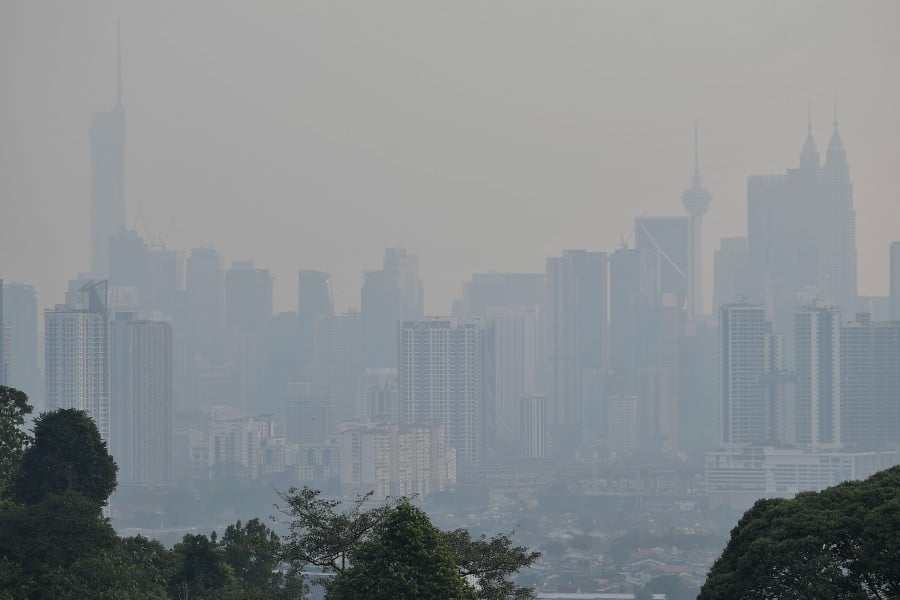 Unhealthy air in Mukah