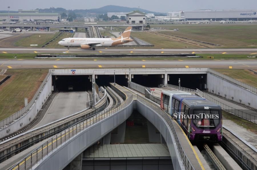 KLIA Aerotrain service disrupted again, this time for 15 minutes