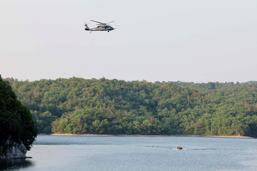 Japanese military training plane crashes with two on board