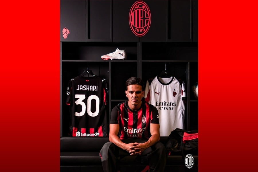 Milan sign Swiss midfielder Jashari from Club Brugge
