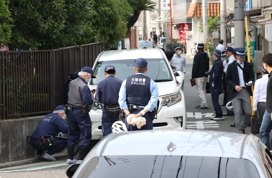 Man arrested in Japan after car ploughs into children
