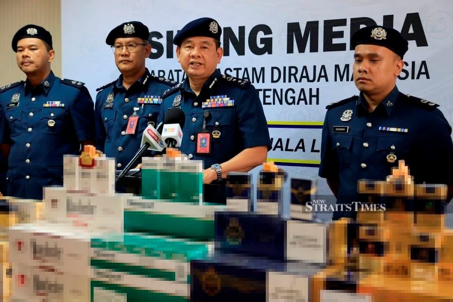 Cigarette smuggling syndicate busted using abandoned building as storage facility