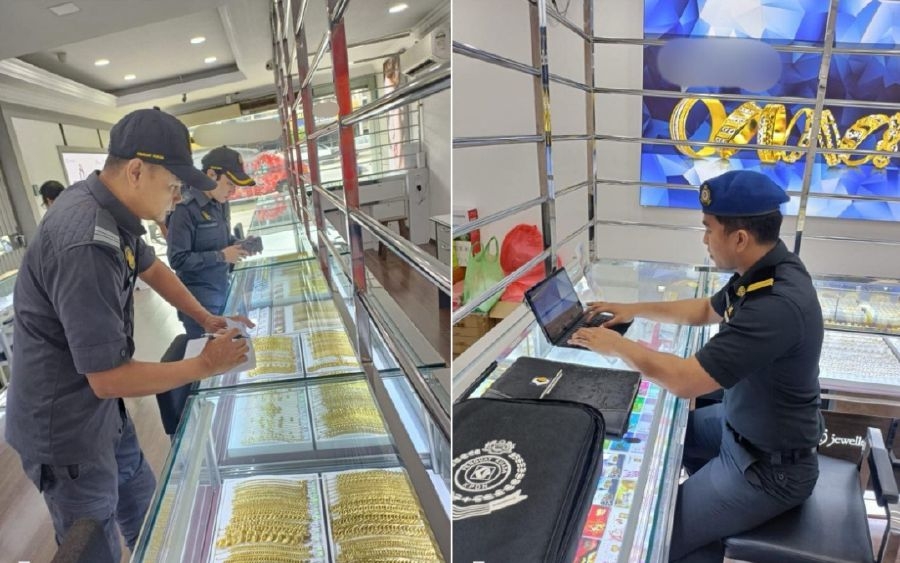 KPDN raid Perak jeweller for using counterfeit trademarks on gold jewellery